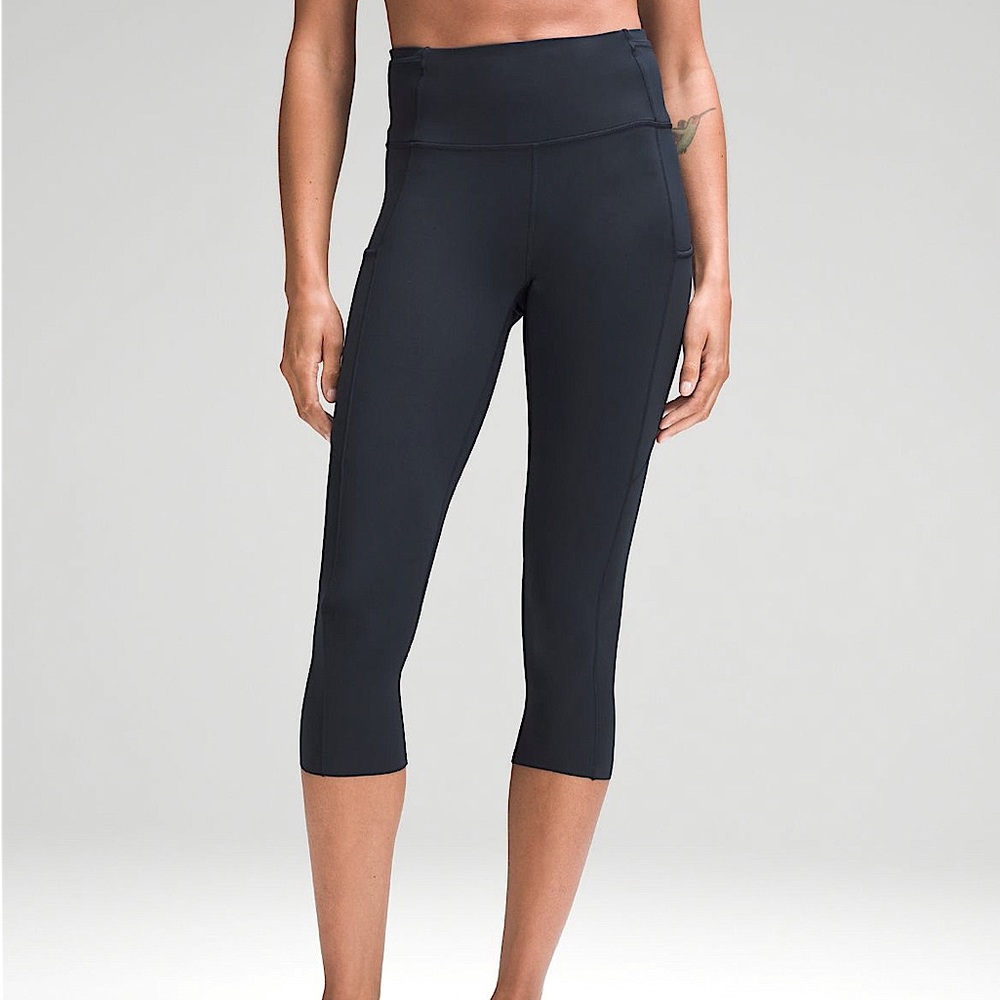 Lululemon leggings | Fast and Free High-Rise Crop 19" | Black Size 2